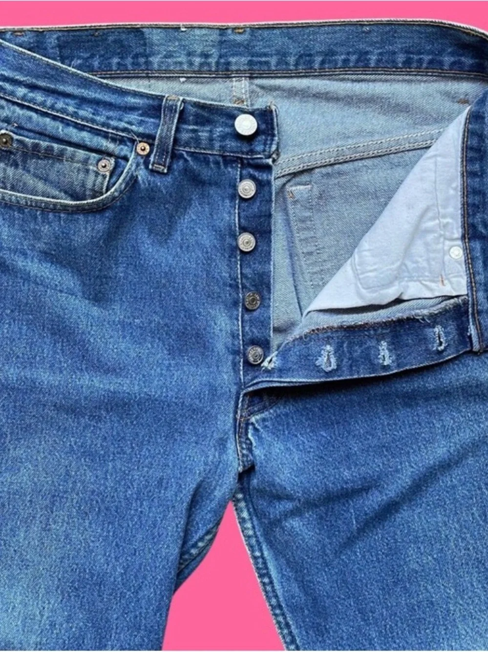 Vintage Levis 501 32x28 USA Made - 1980s